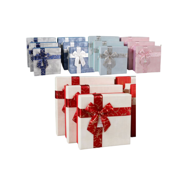 Premium Square Box with Ribbon
