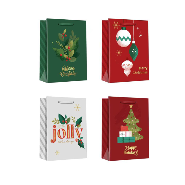 Christmas Foil Hot Stamped Premium Quality bags