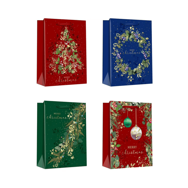 Christmas Foil Hot Stamped Premium Quality bags