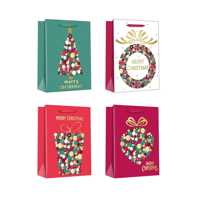 Christmas Foil Hot Stamped Premium Quality bags