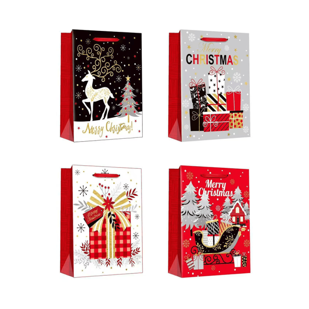 Christmas Foil Hot Stamped Premium Quality bags