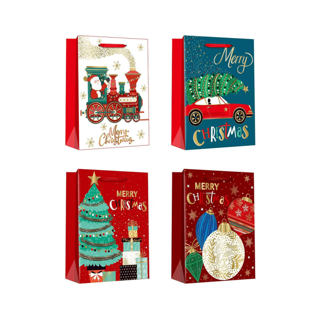 Christmas Foil Hot Stamped Premium Quality bags