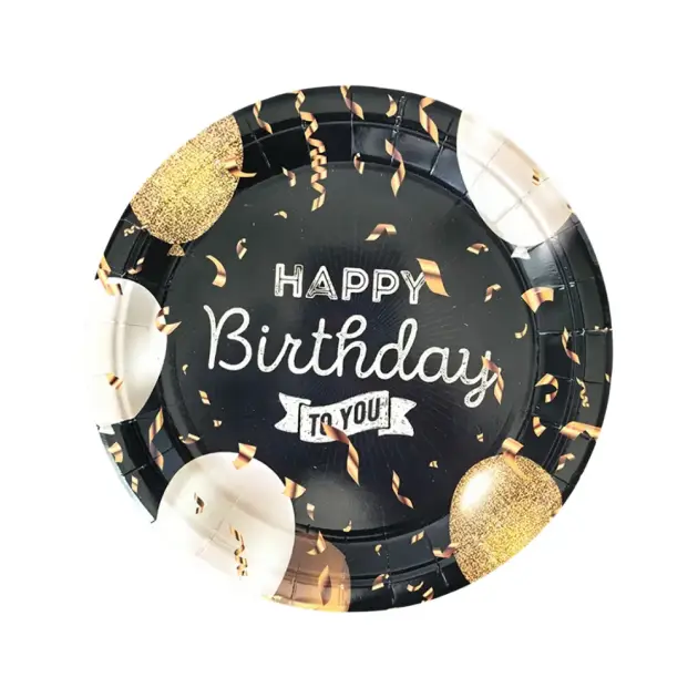 Happy Birthday Black & Gold
