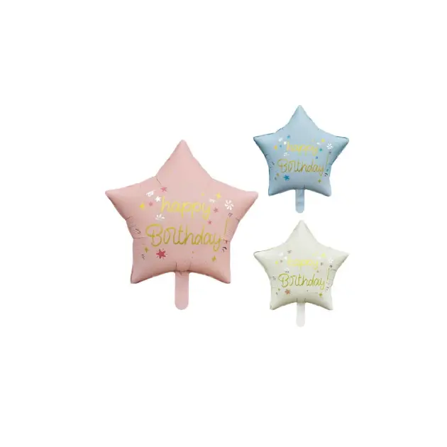Matte five-pointed Star Balloon 18″